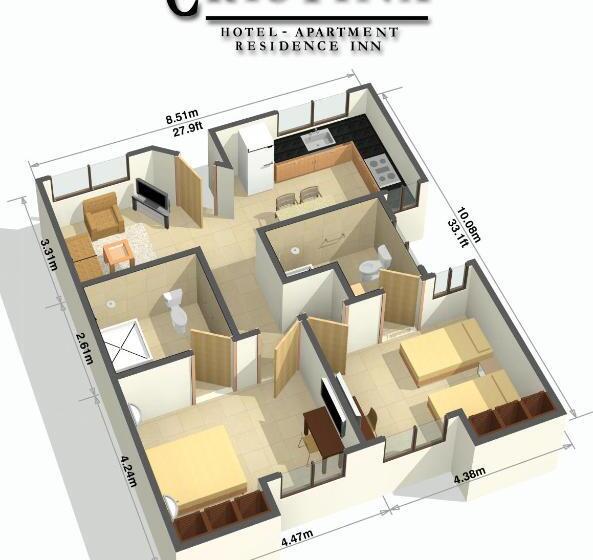 수피리어 스위트, Residence Inn Suites Cristina