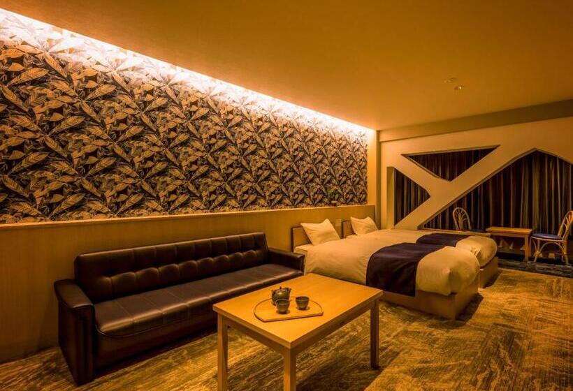 Трехместный Номер Стандарт с Видом, Ooedo Onsen Monogatari Premium Toba Saichoraku