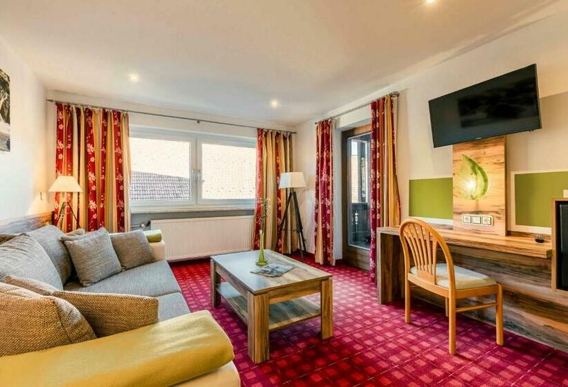Люкс, Landhotel Grünwies  Bonsai Wellness Garni
