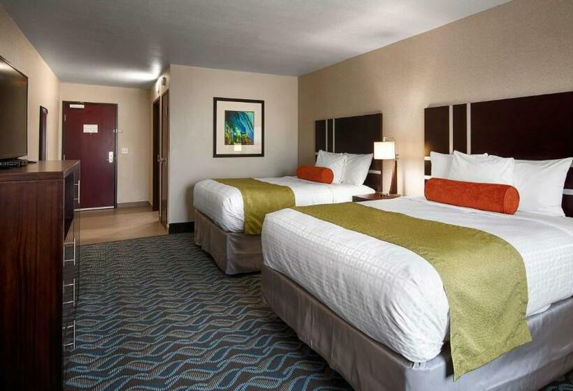 带2个双人床的标准工作室, Best Western Plus Hardeeville Inn & Suites
