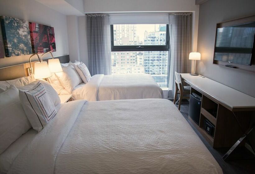 اتاق استاندارد با 2 تخت دوبل, Fairfield Inn & Suites By Marriott New York Manhattan/central Park