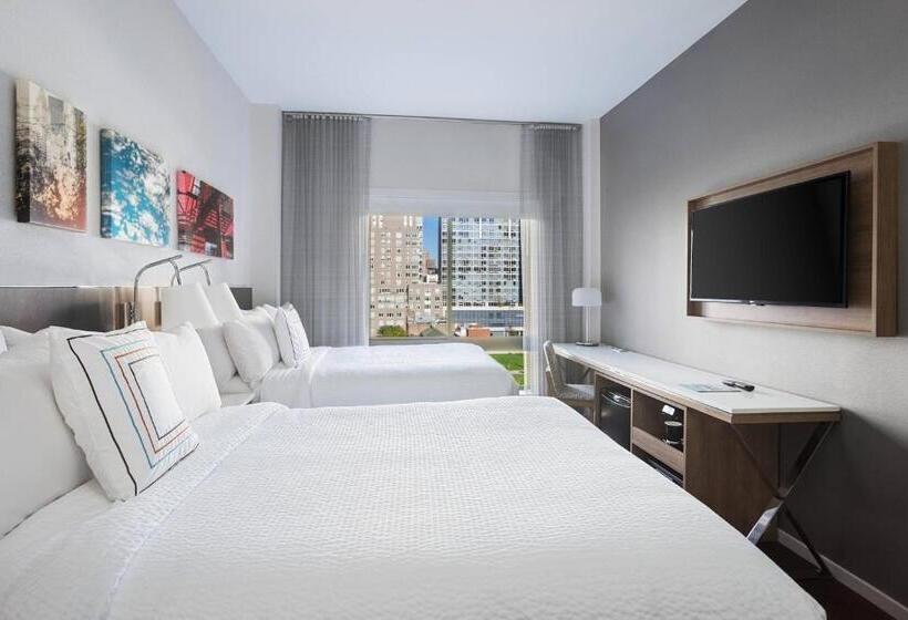 اتاق استاندارد با 2 تخت دوبل, Fairfield Inn & Suites By Marriott New York Manhattan/central Park