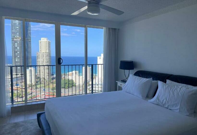 דירת 2 חדרים נוף לים, Condor Ocean View Apartments Managed By Gold Coast Premium