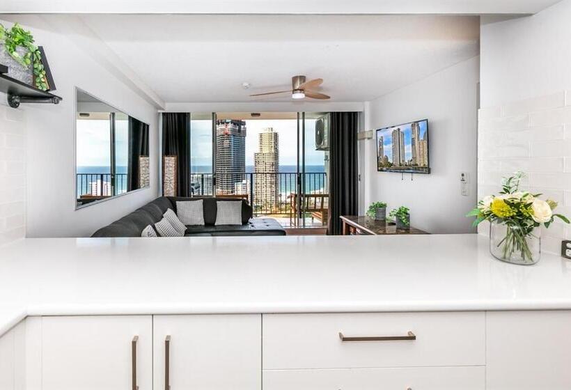 דירת 2 חדרים סופריור, Condor Ocean View Apartments Managed By Gold Coast Premium