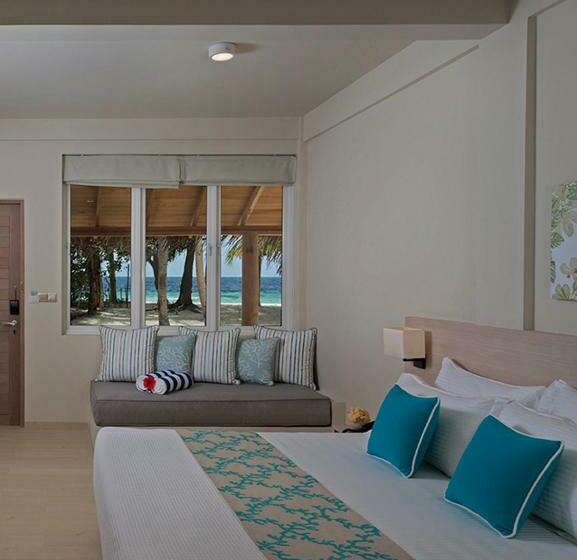 اتاق لوکس با چشم‌انداز دریا, Malahini Kuda Bandos Resort