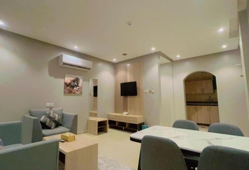اتاق لوکس, السعادة سويت   الملز الرياض Saada Suites Serviced Apartments