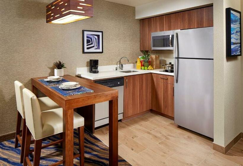 带大床的标准工作室, Homewood Suites By Hilton San Diego Mission Valley/zoo