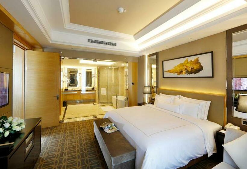 Номер Deluxe Кровать Кинг, Wyndham Grand Plaza Royale Mingfa Zhangzhou