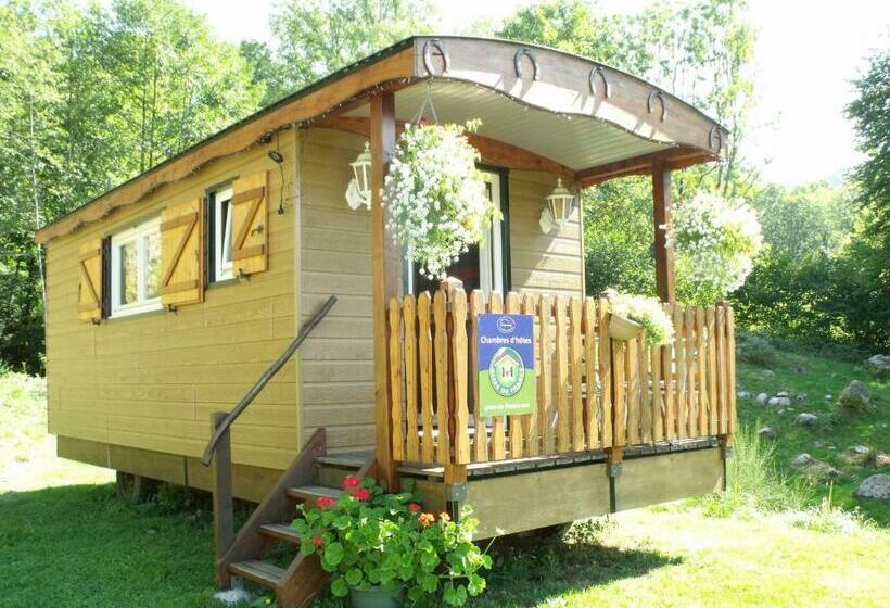 Номер Стандарт, Roulotte Cosy Avec Kitchenette, Ruisseau Apaisant Et Espace Bien être, Nuit Insolite à Ferdrupt   Fr
