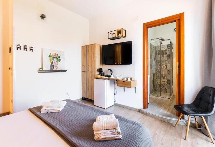 标准间侧面带海景, Pantanello Rooms Avola