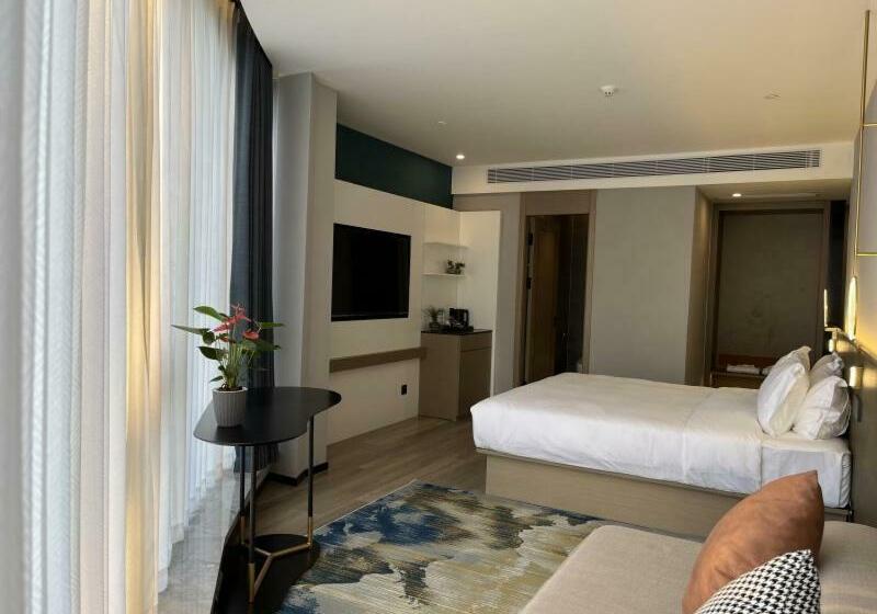 اتاق استاندارد با چشم‌انداز, Greentree Eastern Hotel Yiwu International Trade City