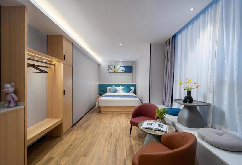 이그제큐티브 룸 킹사이즈 침대, Weizhanwan Hotel Shenzhen International Convention And Exhibition Center