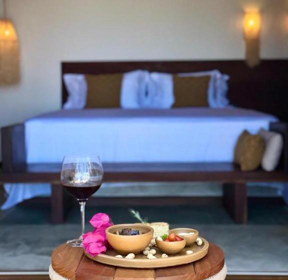 바다 전망 스탠다드 방갈로, Kuarasy Boutique Hotel Japaratinga