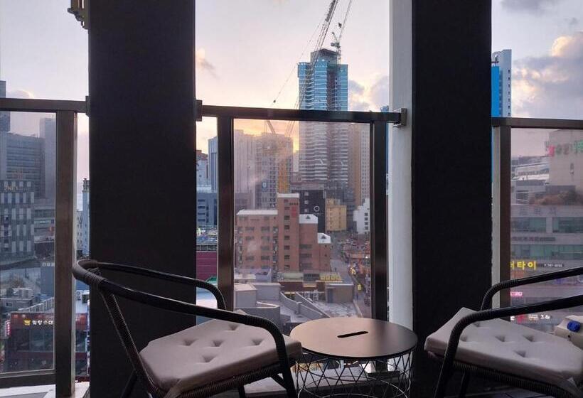 디럭스 테라스 룸 바다 전망, The Solid Residence   Elbon The Stay By Haeundae