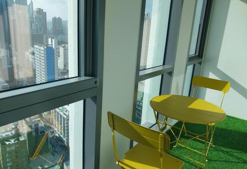 디럭스 룸 바다 전망, The Solid Residence   Elbon The Stay By Haeundae