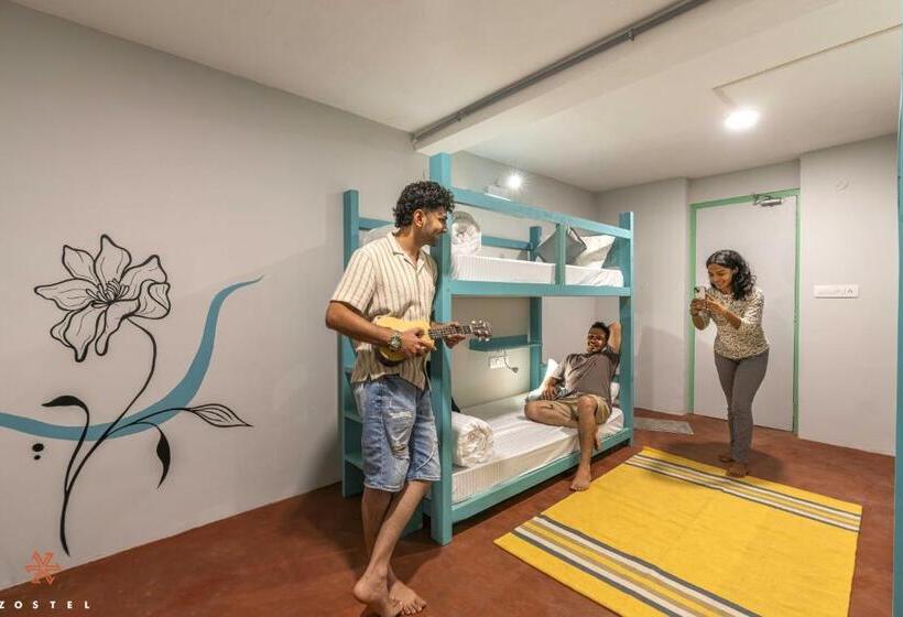 تختخواب در اتاق مشترک, Zostel Pondicherry, Auroville Road