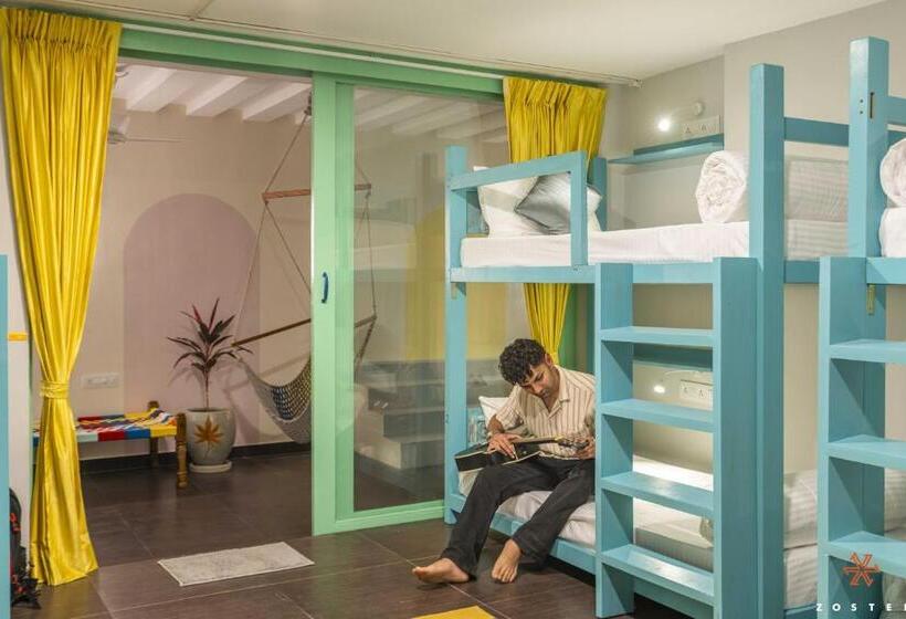تختخواب در اتاق مشترک, Zostel Pondicherry, Auroville Road