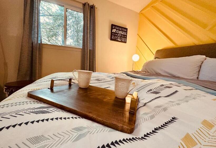 스탠다드 룸 킹사이즈 침대, Tranquil Mountain Refuge Cabin In Santa Cruz