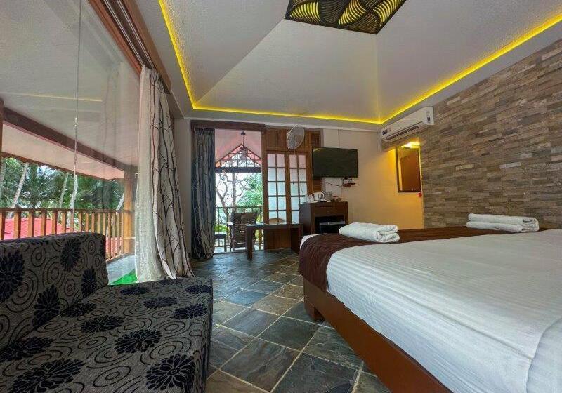 غرفة ديلوكس مطلّة علي البحر, Havelock Island Beach Resort