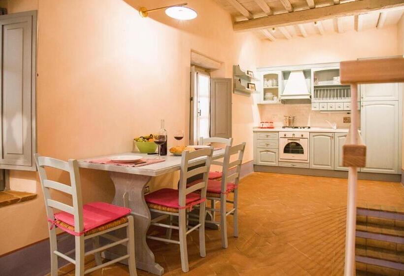 Апартаменты 1 Спальня, Farmhouse With Swimming Pool Surrounded By Greenery Just 20 Minutes From Arezzo