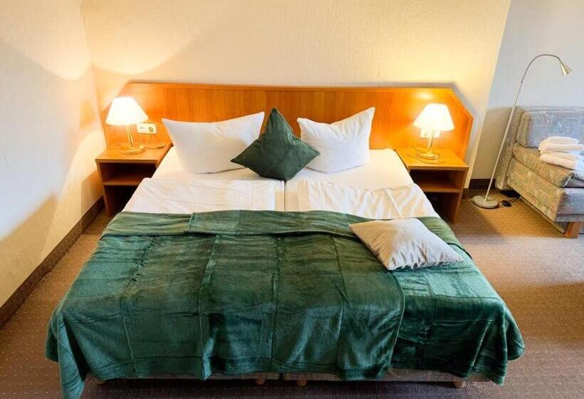 バルコニー付きデラックスルーム, Harzhotel Grünett