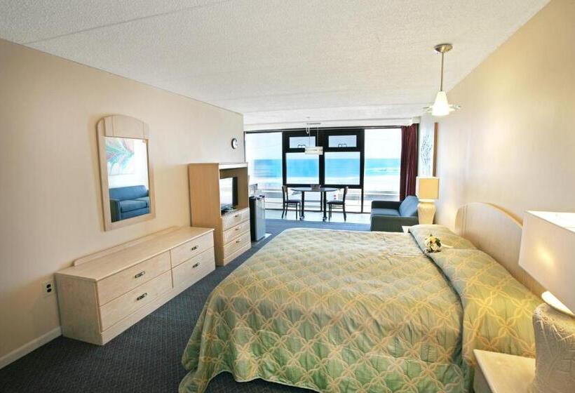 带大床的复式套间, Aloha Oceanfront Motel