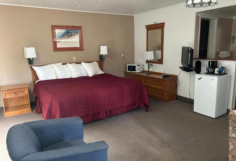 스탠다드 룸 킹사이즈 침대, Redwood Arms Motel
