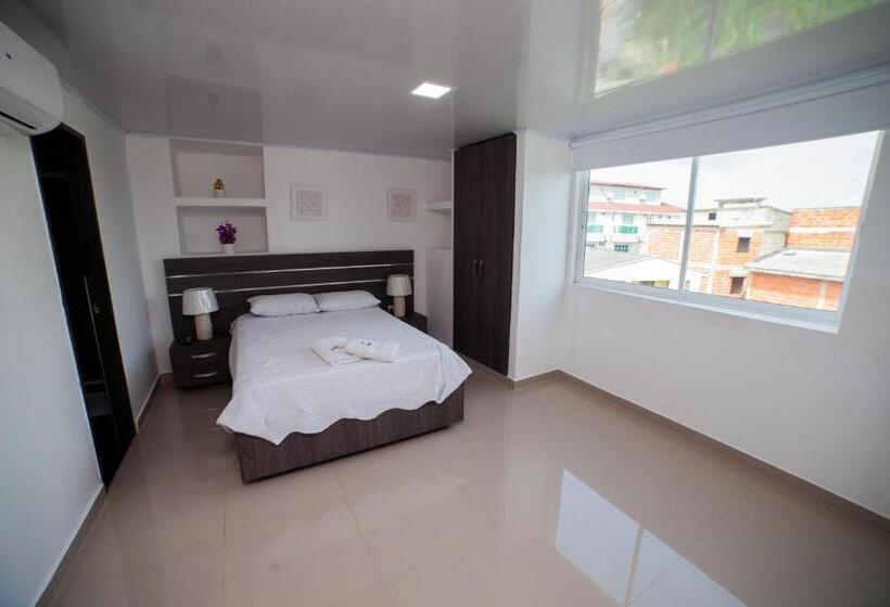 침실 1개 발코니 아파트, Apartamento Familiar En