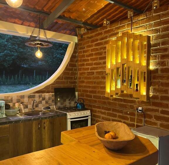 اتاق استاندارد با تراس, Habitación Privada Con Terraza Panorámica, Cocina, Parqueadero