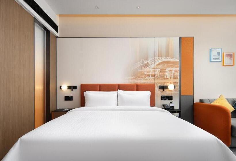 디럭스 룸, Hampton By Hilton Guangzhou Renhe Baiyun Airport Free Airport Shuttle Bus