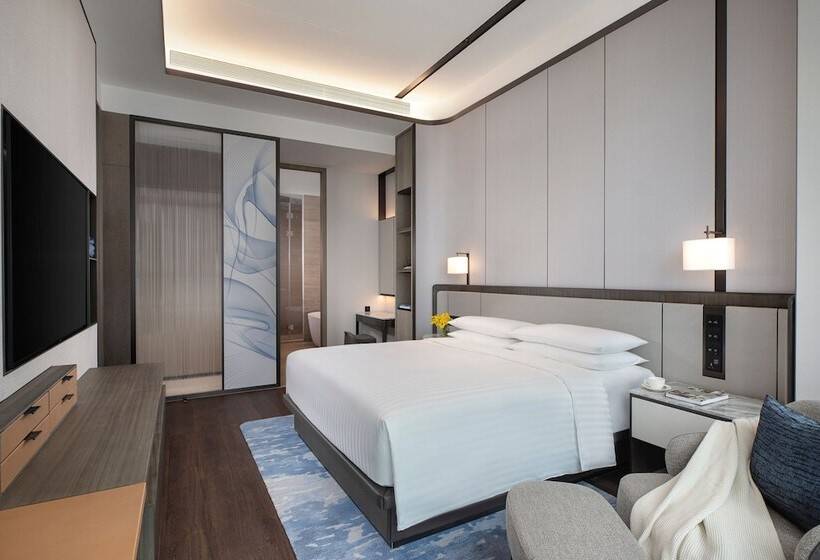 带城市景观带一个卧室的公寓, Marriott Executive Apartments Hangzhou