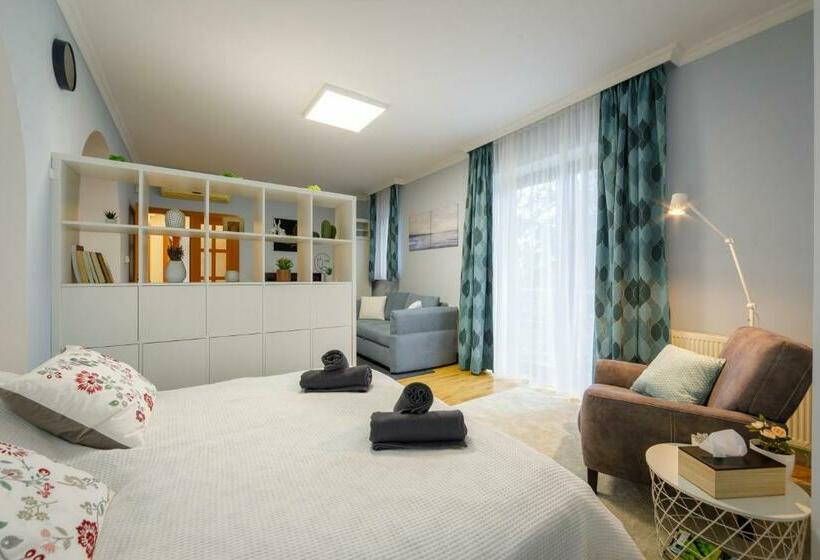 Апартаменты 1 Спальня, Villa Muzsa Deluxe