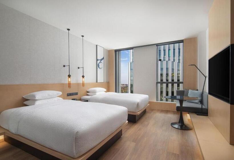 اتاق استاندارد با 2 تخت دوبل, Fairfield By Marriott Shanghai Lingang Special Area