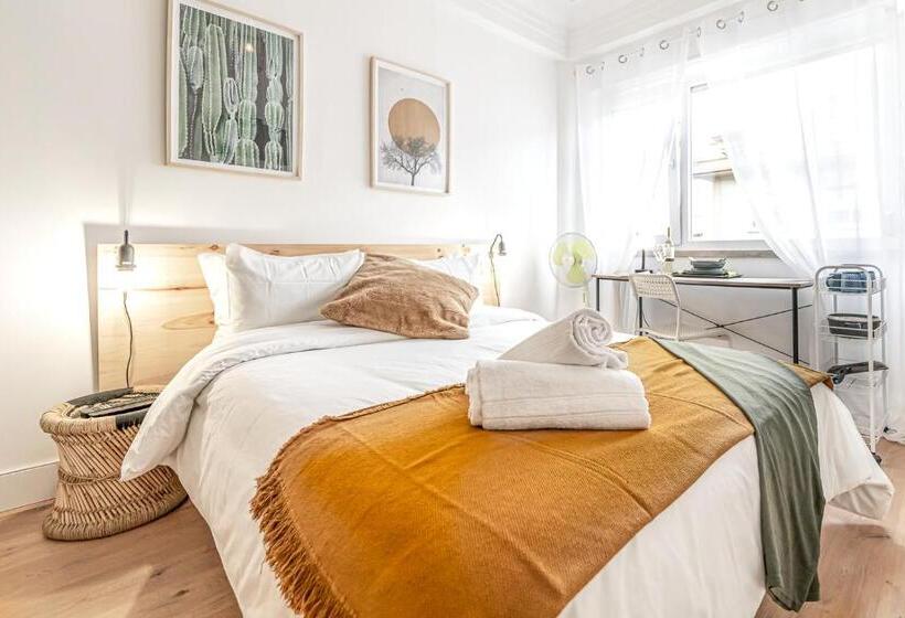 스탠다드 룸 공동 욕실, Santos Mattos Guesthouse & Apartments By Lisbon With Sintra