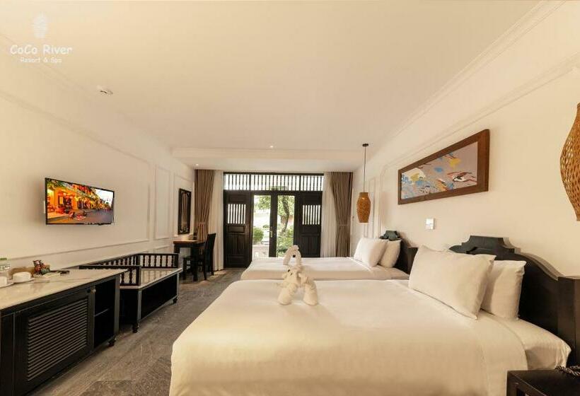 اتاق استاندارد با چشم‌انداز باغ, Hoi An Coco River Resort & Spa