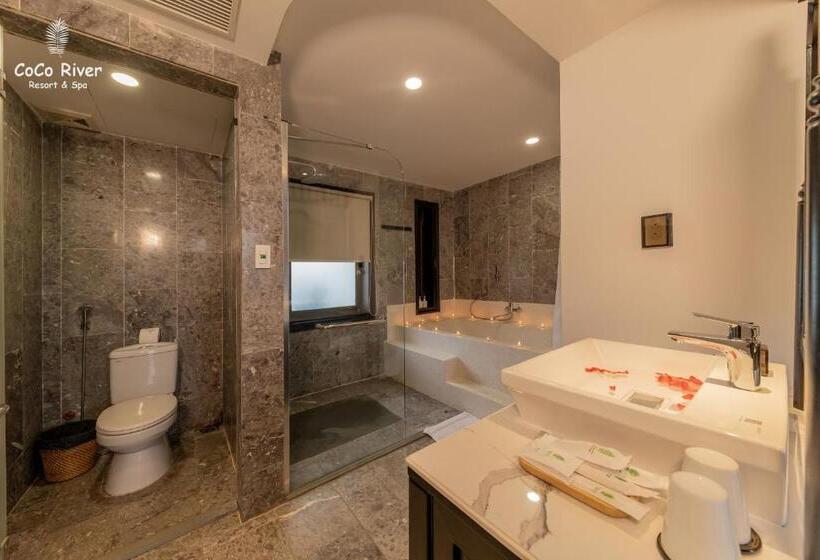 اتاق استاندارد با چشم‌انداز استخر, Hoi An Coco River Resort & Spa