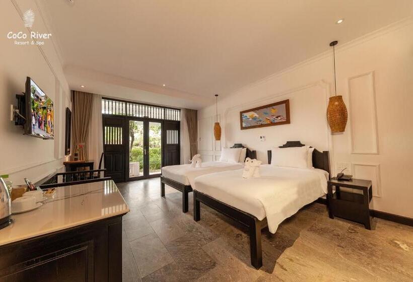 اتاق استاندارد با چشم‌انداز باغ, Hoi An Coco River Resort & Spa
