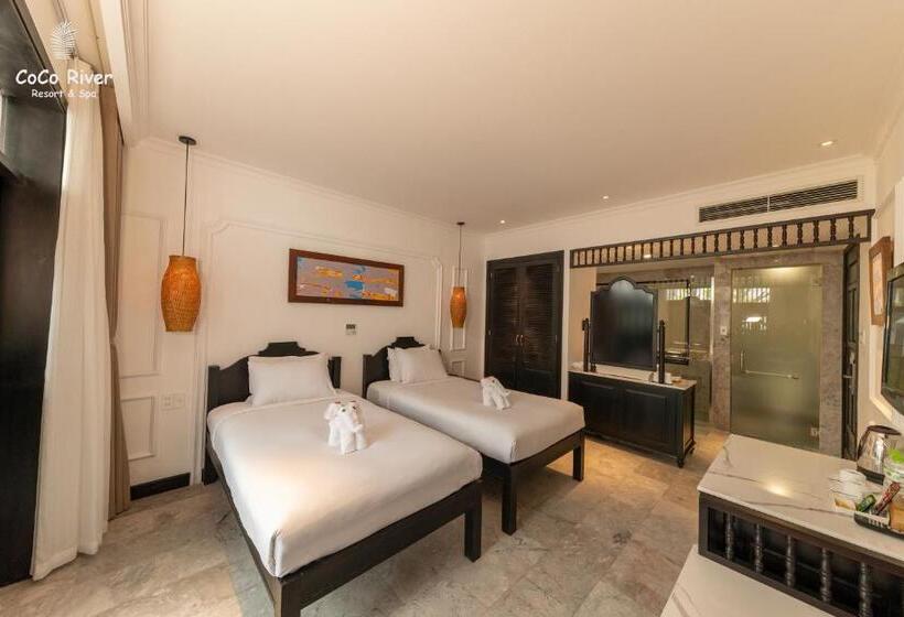 اتاق استاندارد با چشم‌انداز استخر, Hoi An Coco River Resort & Spa