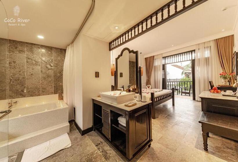 اتاق لوکس با بالکن, Hoi An Coco River Resort & Spa