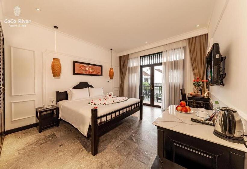 اتاق لوکس با بالکن, Hoi An Coco River Resort & Spa