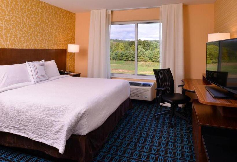 带大床的标准间, Fairfield Inn & Suites By Marriott Plymouth White Mountains