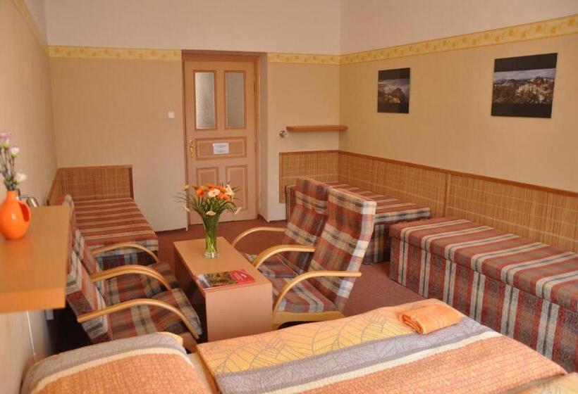 家庭房间共用浴室, Hostel Děčín