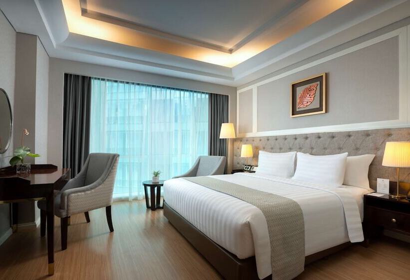 Номер Deluxe Вид на Сад, Wyndham Panbil Batam