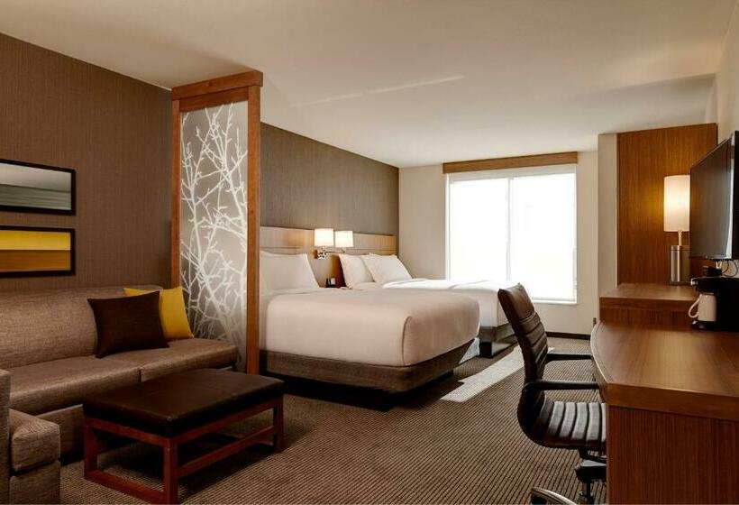带2个双人床的标准工作室, Hyatt Place Madison/verona