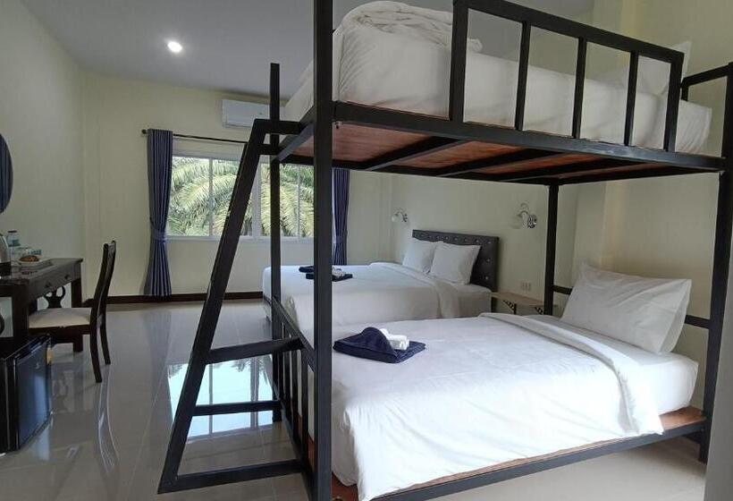 Семейный Номер Вид на Горы, Khao Sok Green Garden Resort