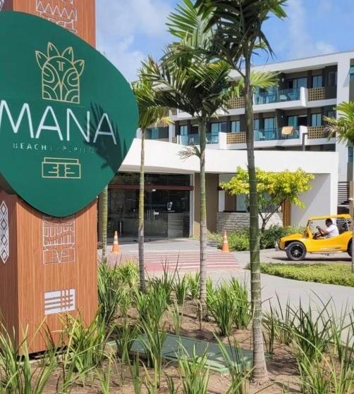 带2个卧室的公寓, Flat Mana Beach Muro Alto