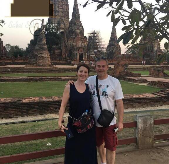 스탠다드 룸 킹사이즈 침대, Modern Room At Sabai Sabai Homestay Ayutthaya