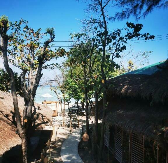 غرفة ديلوكس مزودة بشرفة, Mowies Gili Air