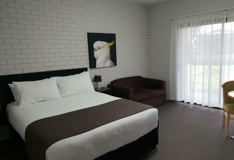 اتاق استاندارد با چشم‌انداز باغ, Crystal Fountain Motel Albury