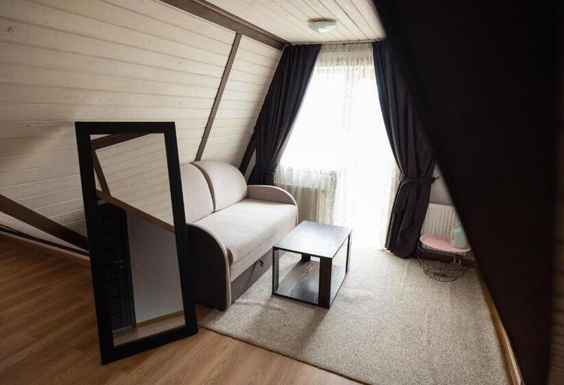 房顶倾斜的标准房间, Villa Blanc
